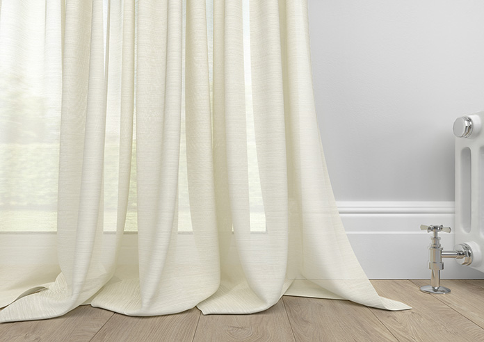 Sahara Voile, Metallic Cream - Made to Measure Curtains - Image 6